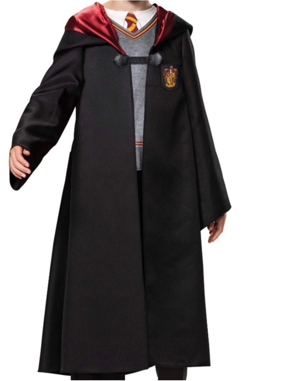Kids Wizard Cloak Costume with Gryffindor Crest, Harry Potter, Hermoine